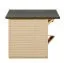 Kiosque / Sol inclus / Naturel / Stand de vente / Maisonnette de vente / Surface au sol : 4,33 m² / Rêve de soleil 02 / Toit à deux versants / Porte encadrée de bois massif