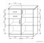Commode Kebumen 24, couleur : aulne - Dimensions : 89 x 84 x 38 cm (H x L x P)