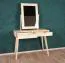 Coiffeuse Aurornis 65 en pin massif naturel | 2 tiroirs | Miroir intégré | 150 x 96 x 40 cm