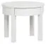 Table basse, couleur : blanc - Dimensions : 54 x 54 x 45 cm (L x P x H)