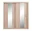 Chambre à coucher - Armoire avec mirroir, Couleur: Chêne - Dimensions: 215 x 200 x 60 cm (H x L x P) Abbildung