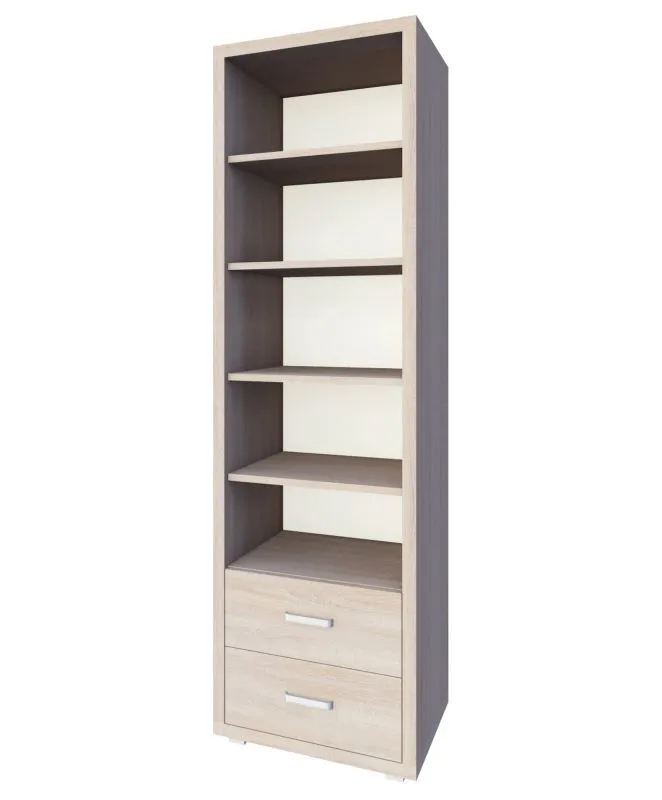 Étagère Kerowagi 04 | chêne Sonoma | 200 x 60 x 41 cm | Rangement moderne et fonctionnel