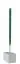Poteau de clôture mod. A, Finition:  Revêtement vert, Pour hauteur de clôture: 123 cm, Longueur: 128,5 cm, Points de fixation: 7