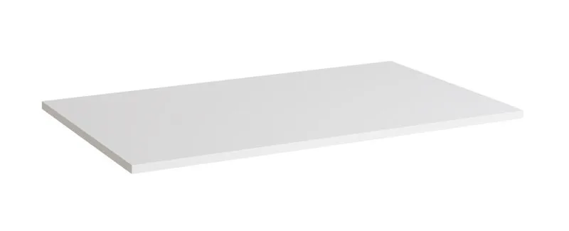 Étagère en bois / lot de 2 / Couleur : Blanc / Dimensions : 99 x 55 x 2 cm