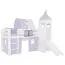 Sac en tissu - Couleur : Violet / Blanc