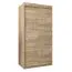 Armoire à portes coulissantes Pilatus 01, Couleur : Chêne de Sonoma - Dimensions : 200 x 100 x 62 cm (H x L x P)