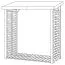 Abri pour bois de chauffage 01 sans panneau arrière - en bois de mélèze, FSC® -
Dimensions : 200 x 75 x 200 cm (L x l x h)