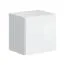 Armoire murale carrée Möllen 05 | Blanc brillant et mat | 30 x 30 x 25 cm | Push-to-open