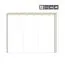 Cadre LED pour Armoire à portes coulissantes / Penderie Neiafu 95 et 96, couleur : cachemire