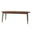 Table à manger ronde extensible Erdre 10 | Chêne massif | 110-210 cm | Finition Tabacco | 4 pieds stables