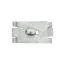 Raccord pour treillis métallique, forme plate, Finition : galvanisé