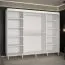 Grande armoire à 10 compartiments Jotunheimen 107, couleur : blanc - dimensions : 208 x 250,5 x 62 cm (h x l x p)