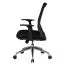 Chaise de bureau ergonomique Apolo 63, Couleur : Noir / Chrome, avec dossier respirant