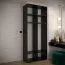 Armoire 12 compartiments Beskiden 04 noir | 236,5 x 100 x 47 cm | Rangement optimisé