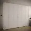 Armoire blanche moderne Beskiden 19 | 2 portes | 2 barres penderie | 6 étagères | 236,5 x 100 x 47 cm