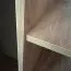 Armoire miroir Mina chêne avec portes coulissantes | Brosses anti-poussière | Poignée métal noir | 235,2 x 110 x 60 cm