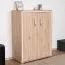 Commode Cianjur 09 | Espace optimisé | Chêne / Blanc | 108 x 80 x 40 cm