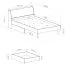 Chambre enfant et ado complète 7 pièces Burdinne | Blanc, chêne et gris | Design moderne, robustesse, finitions premium