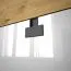 Lit armoire horizontal Garian 20 | Chêne, Blanc, Gris | Couchage 90 x 200 cm | Gain de place
