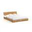 Lit double Kapiti 08 en chêne sauvage massif huilé | Couchage 180 x 200 cm | Design premium