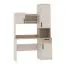 Ensemble mobilier ado Fafe G | Commode & bureau surélevé | Kaschmir/Chêne Cremona | Soft-Close | Grand espace