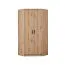 Armoire d’angle 4 pièces Fafe | Chêne Artisan & Noir | Soft-Close | Rangement optimisé | Penderie intégrée
