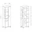 Vitrine Riemst 04 | Chêne/Blanc | 194 x 60 x 40 cm | Design moderne et fonctionnel
