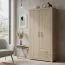 Armoire penderie Lorengau 35 | chêne Sonoma | 202 x 100 x 40 cm | Style moderne et spacieux