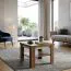 Table basse Pasuruan 17 | Noyer / érable | 67 x 67 x 50 cm | Design moderne et pratique