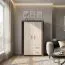 Armoire Aitape 06 | Chêne Sonoma foncé/clair | 145 x 90 x 40 cm | Rangement élégant