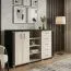 Commode Aitape 41 | Chêne Sonoma foncé & clair | 105 x 170 x 40 cm | 5 tiroirs, 2 portes