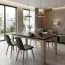 Table à manger extensible Aitape 22 | Chêne Sonoma foncé & clair | 160-200 x 80 cm