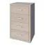 Commode Kerowagi 24 | chêne Sonoma | 90 x 70 x 41 cm | 4 tiroirs spacieux