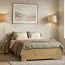 Lit double Vanimo 09 | 160 x 200 cm | Finition chêne | Design moderne et fonctionnel