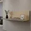 Étagère murale suspendue Rabaul 31 | Chêne Sonoma | 30 x 120 x 27 cm | Design moderne
