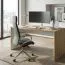 Bureau Cianjur 02 | Finition chêne / blanc | 77 x 150 x 60 cm | Design moderne
