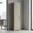 Armoire Cianjur 16 | Chêne / Blanc | 209 x 40 x 40 cm | Design moderne et rangement optimal