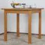 Table en pin massif couleur aulne rustiques Junco 233B (carré) - 75 x 75 cm (L x P)