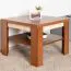 Table basse Pasuruan 17 | Noyer / érable | 67 x 67 x 50 cm | Design moderne et pratique
