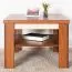 Table basse Pasuruan 17 | Noyer / érable | 67 x 67 x 50 cm | Design moderne et pratique