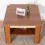 Table basse Pasuruan 17 | Noyer / érable | 67 x 67 x 50 cm | Design moderne et pratique