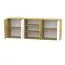 Extension de lit d'armoire Sirte 17, Couleur : Chêne / Blanc mat - Dimensions : 80 x 213 x 40 cm (H x L x P)