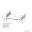 Lit une place ou d’appoint Caesio 04 | Pin massif blanc | Couchage 90 x 200 cm | Design moderne et gain de place