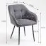 Chaise Maridi 252 turquoise | Moderne, rembourrage premium | 81 x 57 x 61 cm | Tissu décoratif