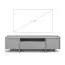 Meuble TV Illgau 02, Cremona - Brun clair, 57 x 197 x 38 cm, avec 2 portes, 1 porte à clapet et 4 compartiments, Système Push-to-open, Chants ABS