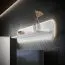 Étagère murale avec éclairage LED | Blanc mat | 140 x 24 x 30 cm | Palauli 05 | Finition UV-Softmatt