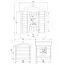 Maisonnette de jeux Happy Park Bleu - 1,05 x 1,05 mètres en planches de 13 mm