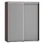 120 cm de large Armoire avec 5 casiers et 2 portes | Couleur: Gris Abbildung