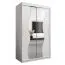 120 cm de large Armoire avec 5 casiers et 2 portes | Couleur: Blanc Abbildung