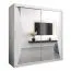 200 cm de large Armoire avec 2 portes | 10 casiers | Couleur: Blanc Abbildung